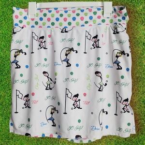 Womens White Golf Skort, Skort Obsession Sofy SZ L